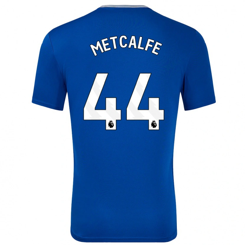 Danxen Heren Jenson Metcalfe #44 Blauw Met Thuisshirt Thuistenue 2024/25 T-Shirt