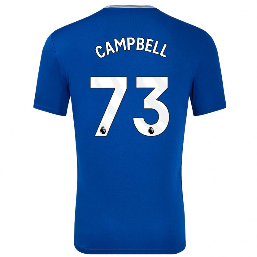 Danxen Heren Elijah Campbell #73 Blauw Met Thuisshirt Thuistenue 2024/25 T-Shirt