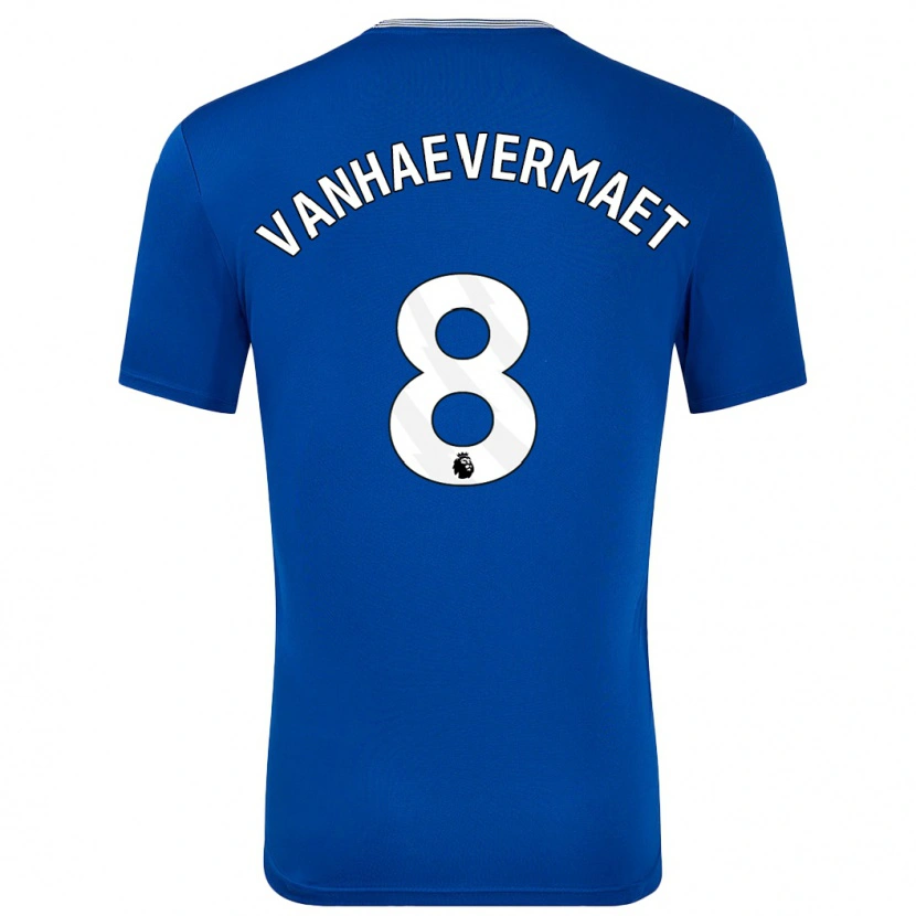 Danxen Heren Justine Vanhaevermaet #8 Blauw Met Thuisshirt Thuistenue 2024/25 T-Shirt