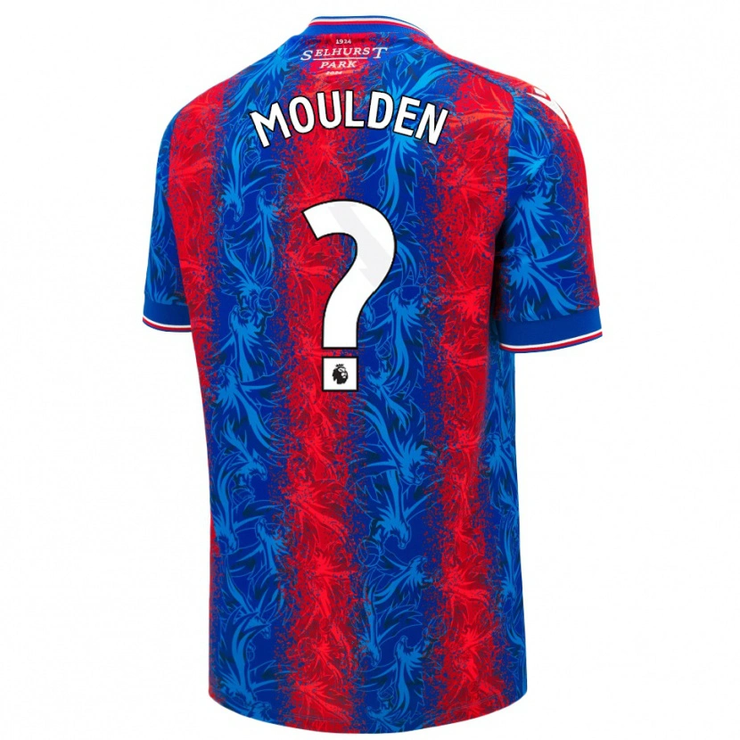 Danxen Heren Louie Moulden #0 Rood Blauwe Strepen Thuisshirt Thuistenue 2024/25 T-Shirt