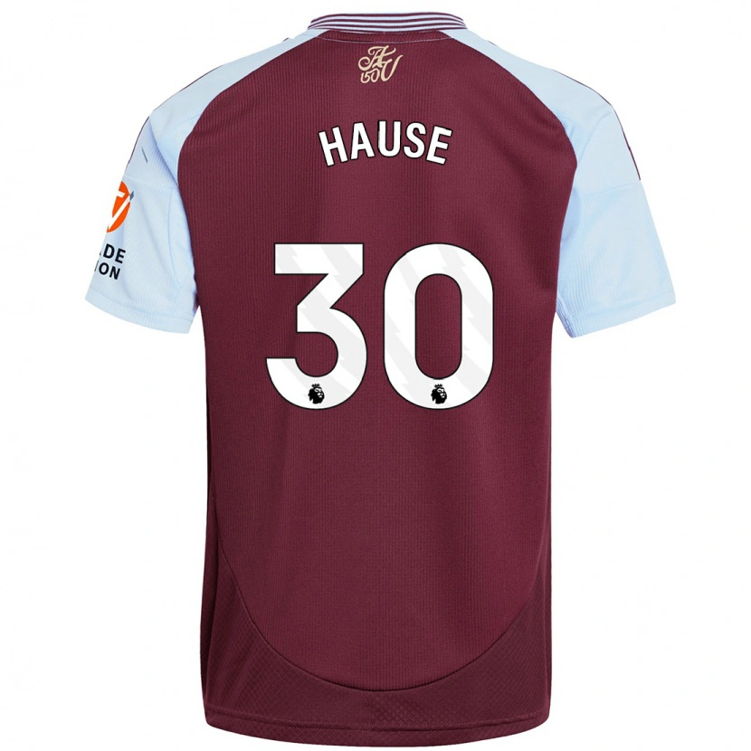 Danxen Heren Kortney Hause #30 Bordeaux Hemelsblauw Thuisshirt Thuistenue 2024/25 T-Shirt