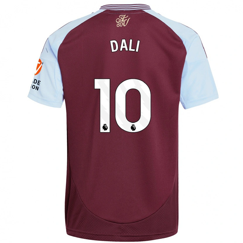 Danxen Heren Kenza Dali #10 Bordeaux Hemelsblauw Thuisshirt Thuistenue 2024/25 T-Shirt