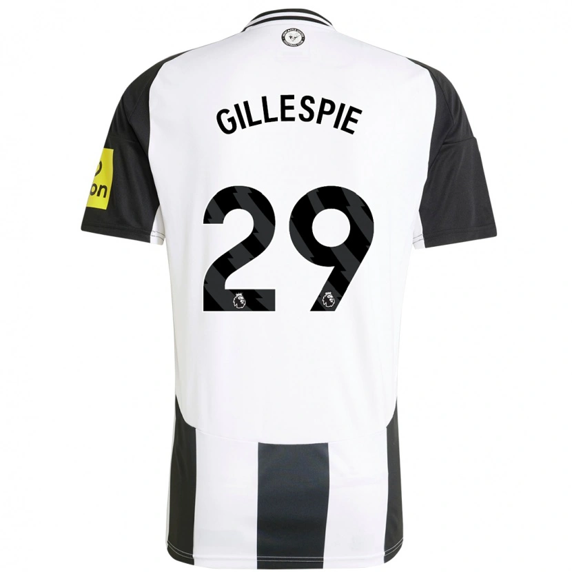 Danxen Heren Mark Gillespie #29 Wit Zwart Thuisshirt Thuistenue 2024/25 T-Shirt