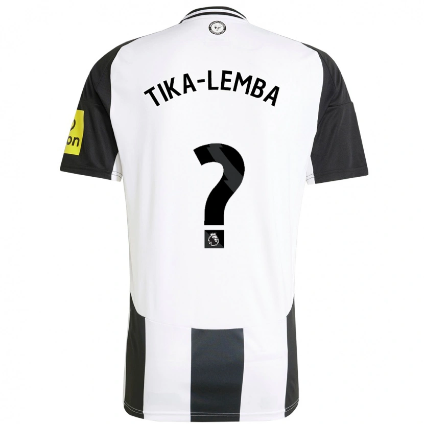 Danxen Heren Ezra Tika-Lemba #0 Wit Zwart Thuisshirt Thuistenue 2024/25 T-Shirt