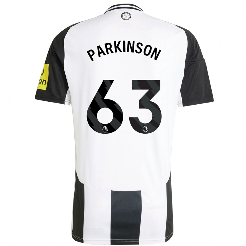 Danxen Heren Ben Parkinson #63 Wit Zwart Thuisshirt Thuistenue 2024/25 T-Shirt