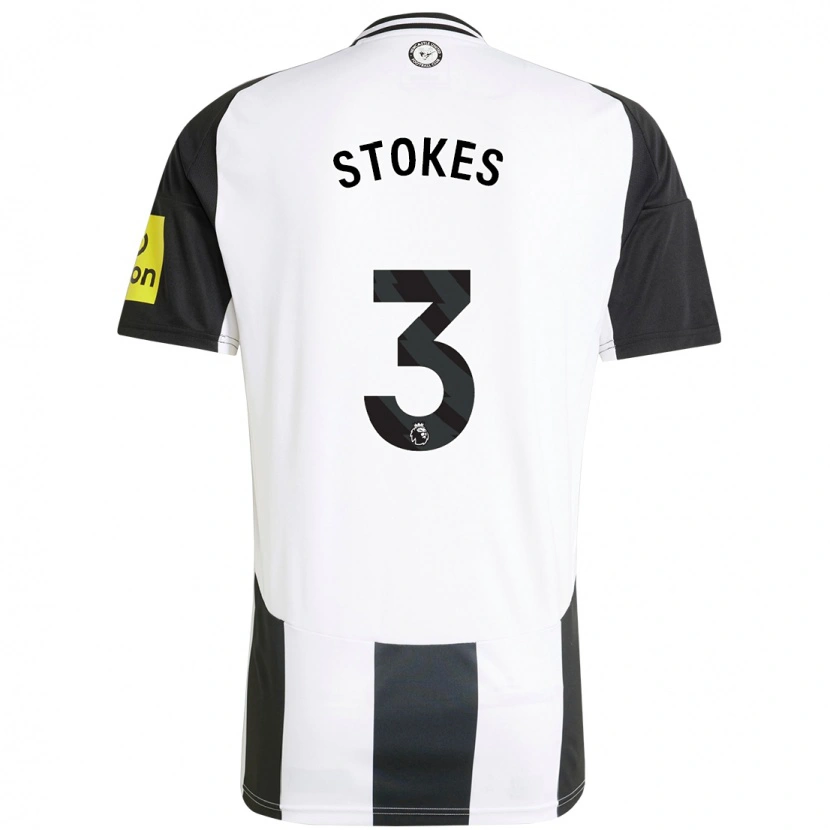 Danxen Heren Demi Stokes #3 Wit Zwart Thuisshirt Thuistenue 2024/25 T-Shirt