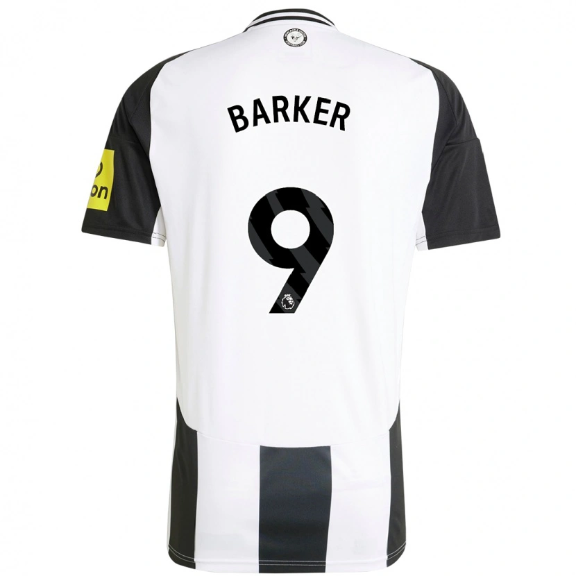 Danxen Heren Katie Barker #9 Wit Zwart Thuisshirt Thuistenue 2024/25 T-Shirt