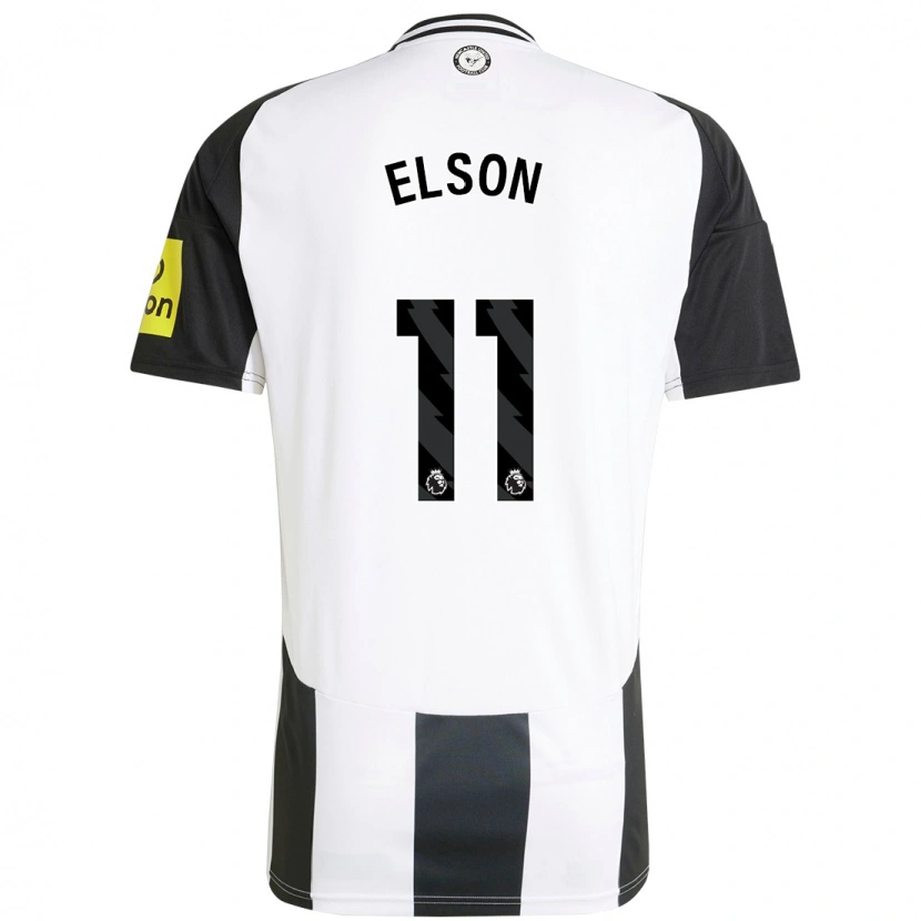 Danxen Heren Kacie Elson #11 Wit Zwart Thuisshirt Thuistenue 2024/25 T-Shirt