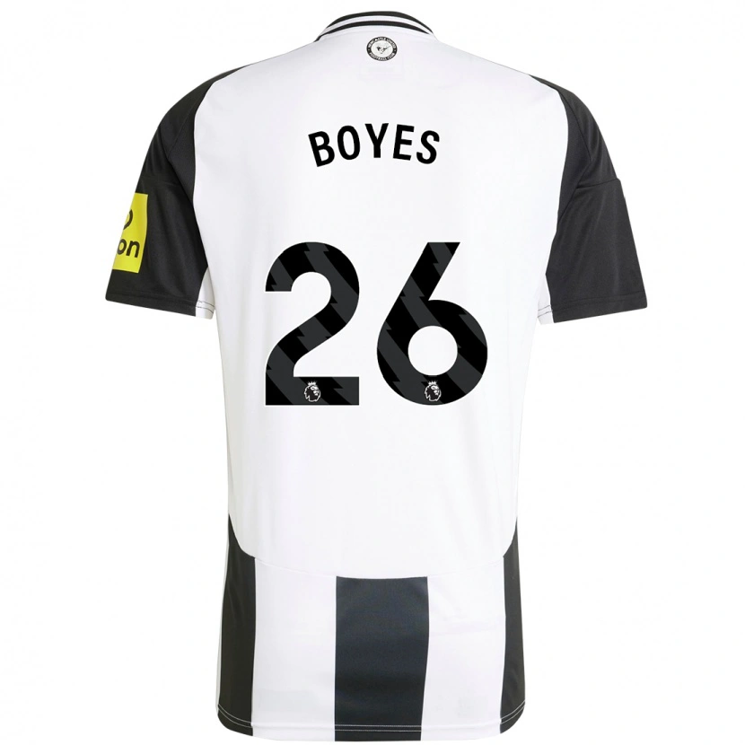 Danxen Heren Grace Boyes #26 Wit Zwart Thuisshirt Thuistenue 2024/25 T-Shirt