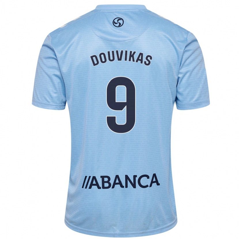 Danxen Heren Anastasios Douvikas #9 Hemelsblauw Thuisshirt Thuistenue 2024/25 T-Shirt