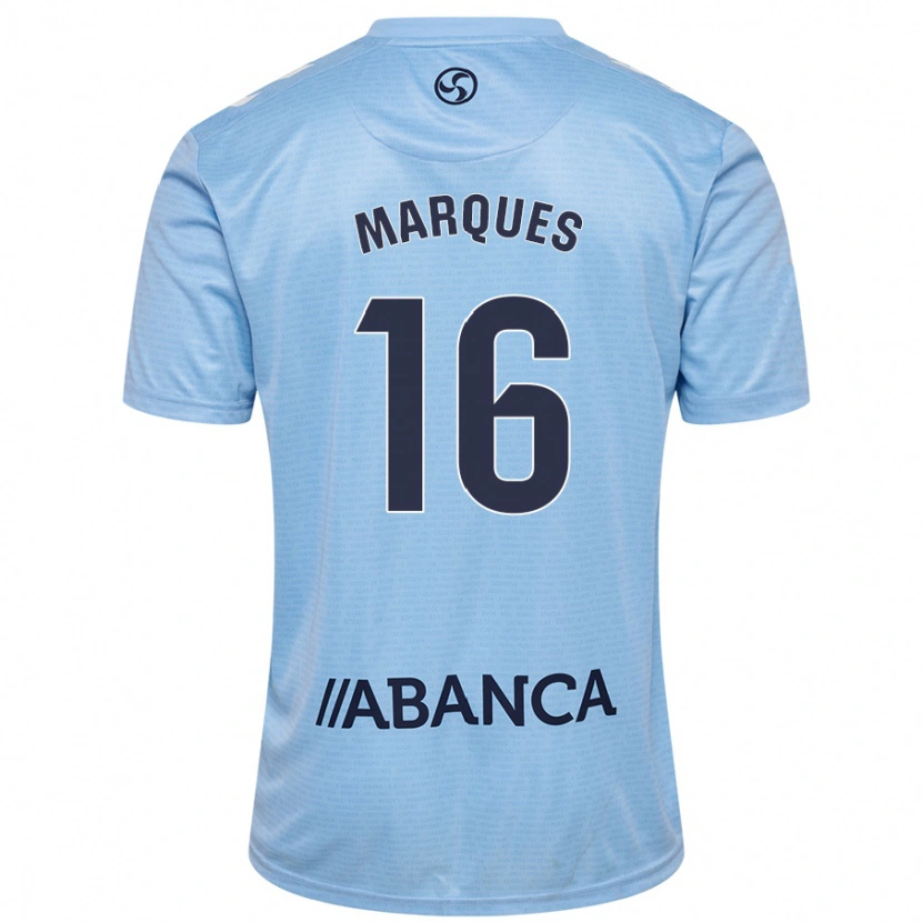 Danxen Heren 
Jailson Marques Siqueira #16 Hemelsblauw Thuisshirt Thuistenue 2024/25 T-Shirt