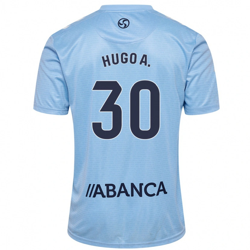 Danxen Heren Hugo Álvarez #30 Hemelsblauw Thuisshirt Thuistenue 2024/25 T-Shirt