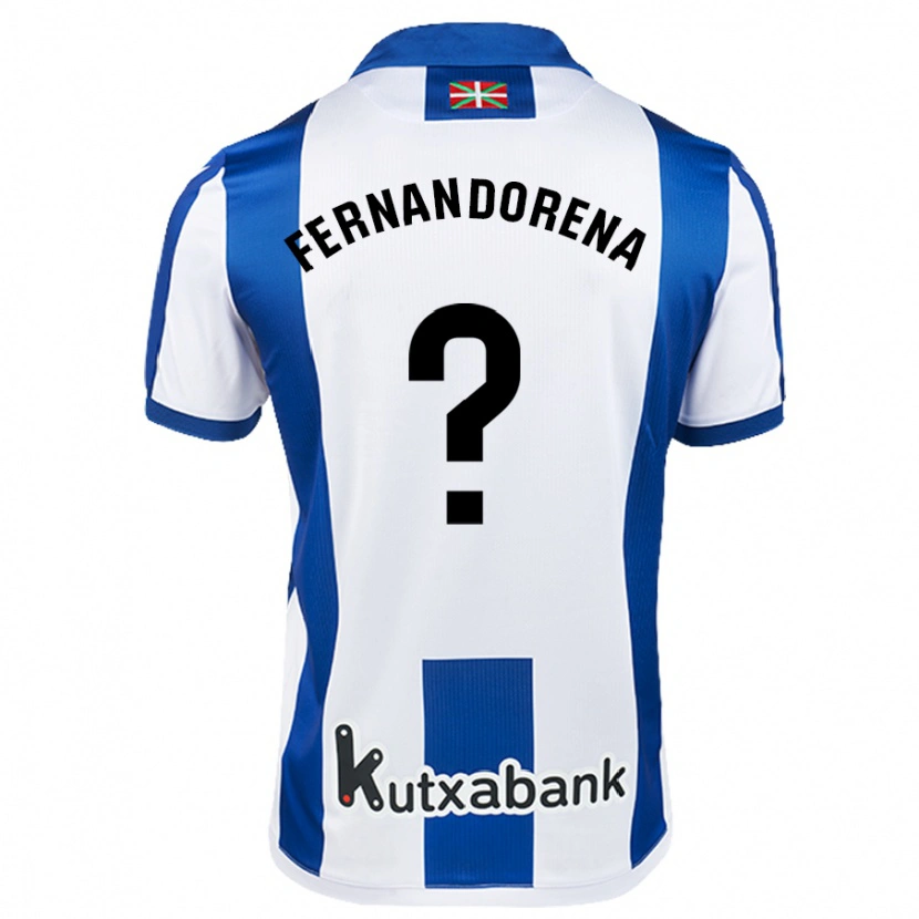 Danxen Heren Alex Fernandorena #0 Wit Blauw Thuisshirt Thuistenue 2024/25 T-Shirt