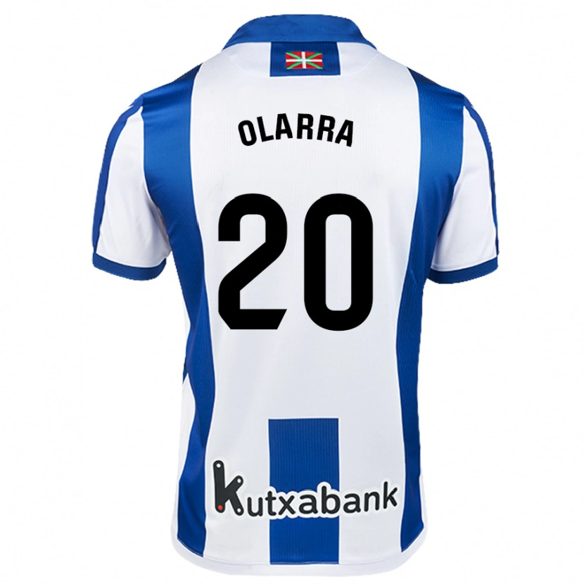 Danxen Heren Aimar Olarra #20 Wit Blauw Thuisshirt Thuistenue 2024/25 T-Shirt