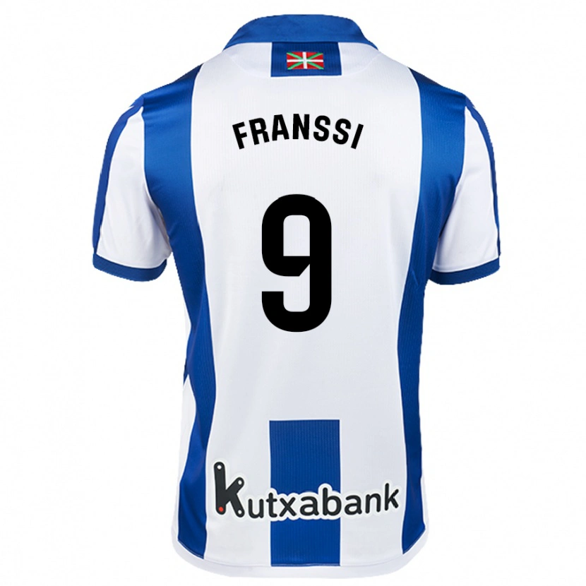 Danxen Heren Sanni Franssi #9 Wit Blauw Thuisshirt Thuistenue 2024/25 T-Shirt