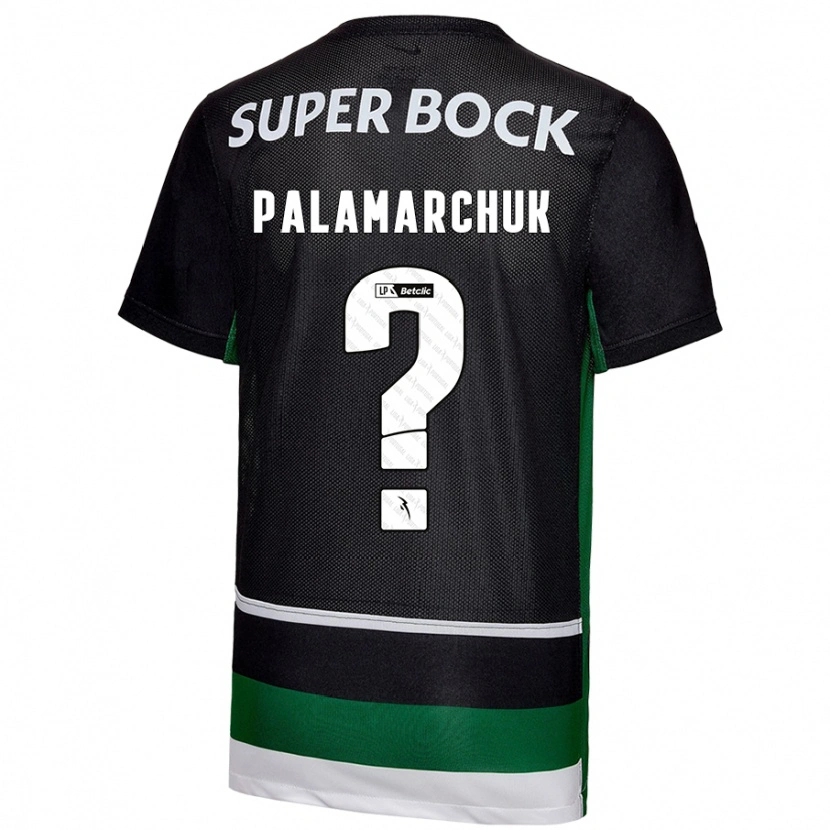 Danxen Heren Cristiano Vitaly Palamarchuk #0 Zwart Wit Groen Thuisshirt Thuistenue 2024/25 T-Shirt