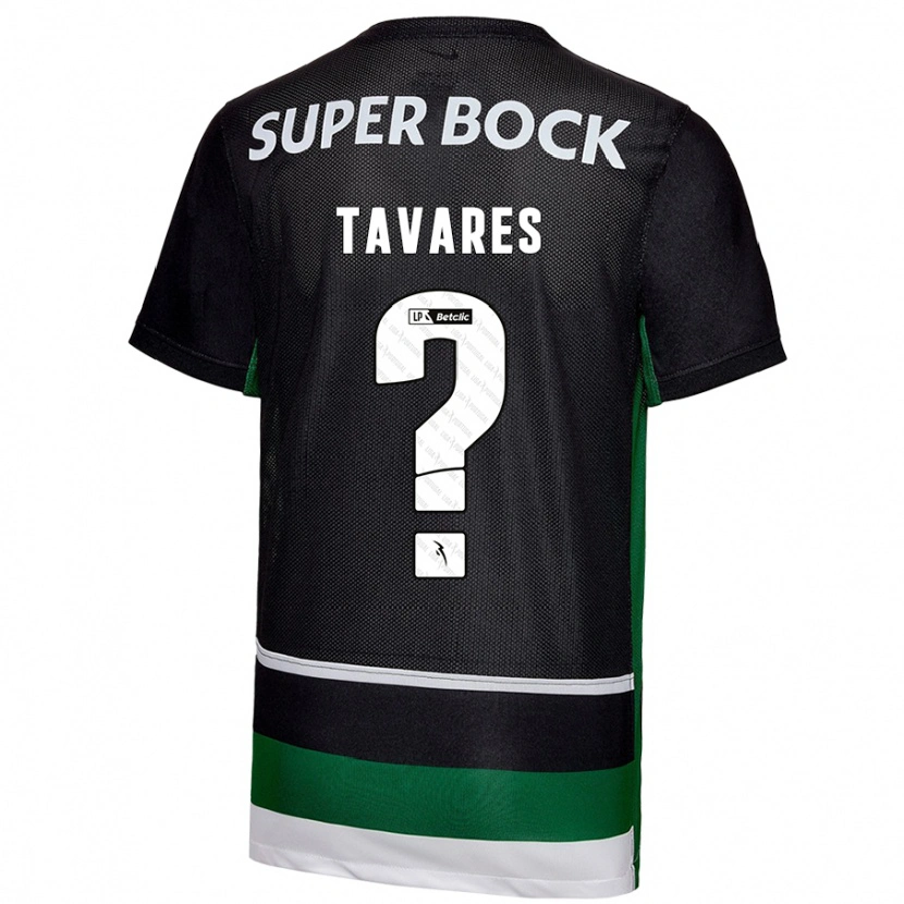 Danxen Heren Leonardo Tavares #0 Zwart Wit Groen Thuisshirt Thuistenue 2024/25 T-Shirt