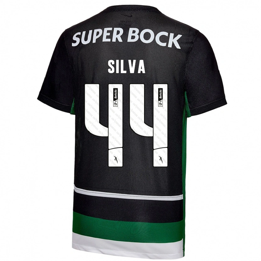 Danxen Heren Pedro Silva #44 Zwart Wit Groen Thuisshirt Thuistenue 2024/25 T-Shirt