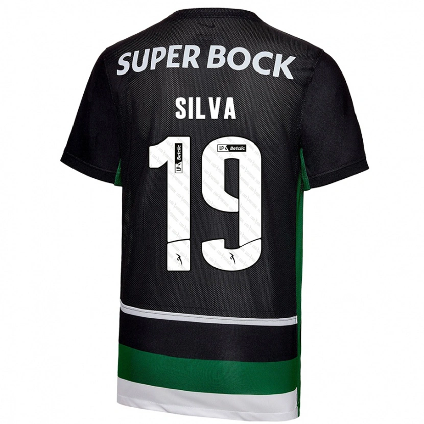 Danxen Heren Diana Silva #19 Zwart Wit Groen Thuisshirt Thuistenue 2024/25 T-Shirt