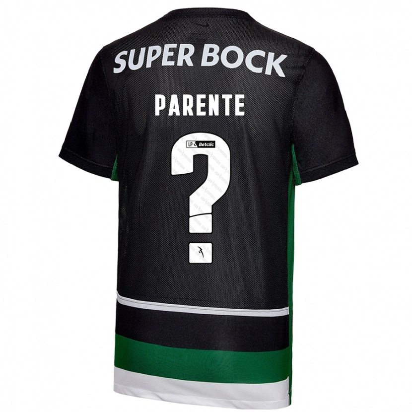 Danxen Heren Tiago Parente #0 Zwart Wit Groen Thuisshirt Thuistenue 2024/25 T-Shirt