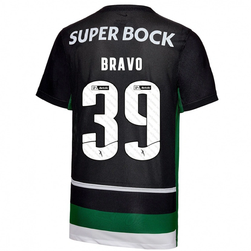 Danxen Heren Bravo #39 Zwart Wit Groen Thuisshirt Thuistenue 2024/25 T-Shirt