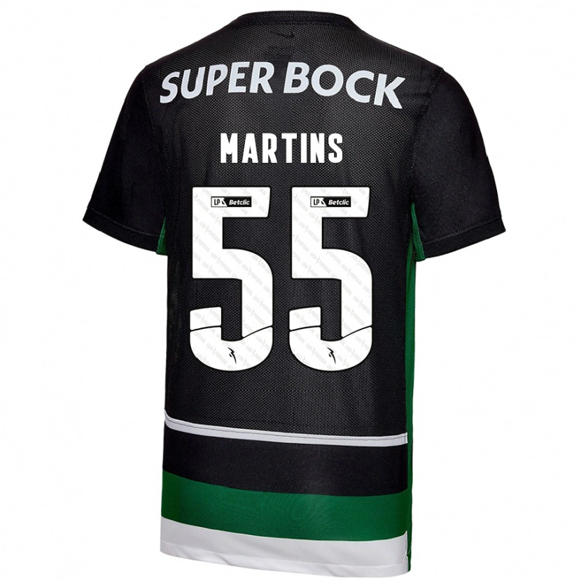 Danxen Heren Carolina Martins #55 Zwart Wit Groen Thuisshirt Thuistenue 2024/25 T-Shirt