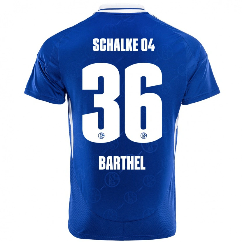 Danxen Heren Niklas Barthel #36 Koningsblauw Thuisshirt Thuistenue 2024/25 T-Shirt