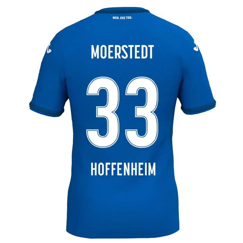 Danxen Heren Max Moerstedt #33 Koningsblauw Thuisshirt Thuistenue 2024/25 T-Shirt