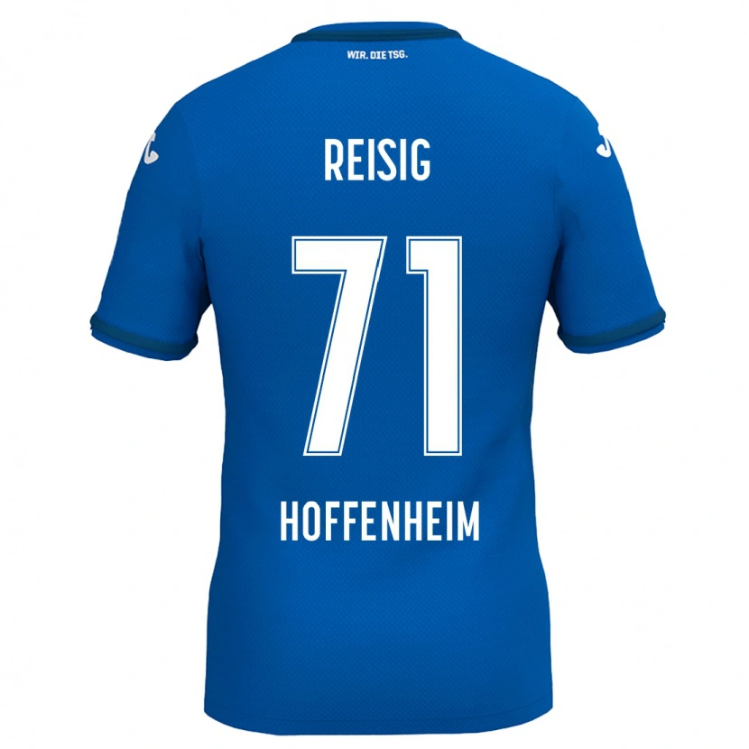 Danxen Heren Ruben Reisig #71 Koningsblauw Thuisshirt Thuistenue 2024/25 T-Shirt