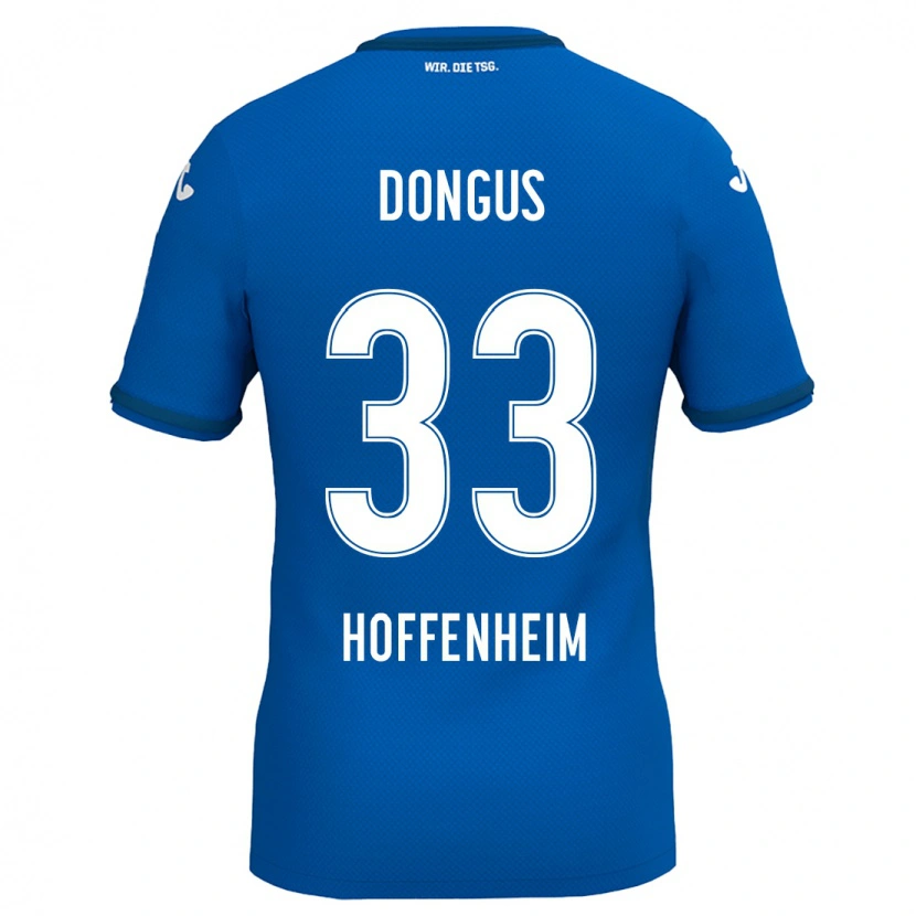 Danxen Heren Fabienne Dongus #33 Koningsblauw Thuisshirt Thuistenue 2024/25 T-Shirt