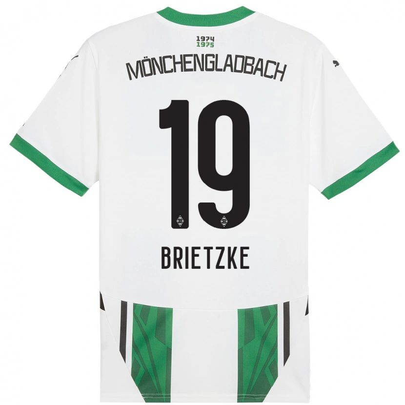 Danxen Heren Yvonne Brietzke #19 Wit Groen Thuisshirt Thuistenue 2024/25 T-Shirt