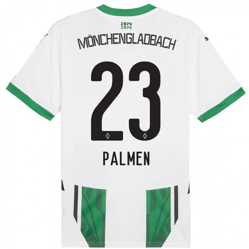 Danxen Heren Luisa Palmen #23 Wit Groen Thuisshirt Thuistenue 2024/25 T-Shirt