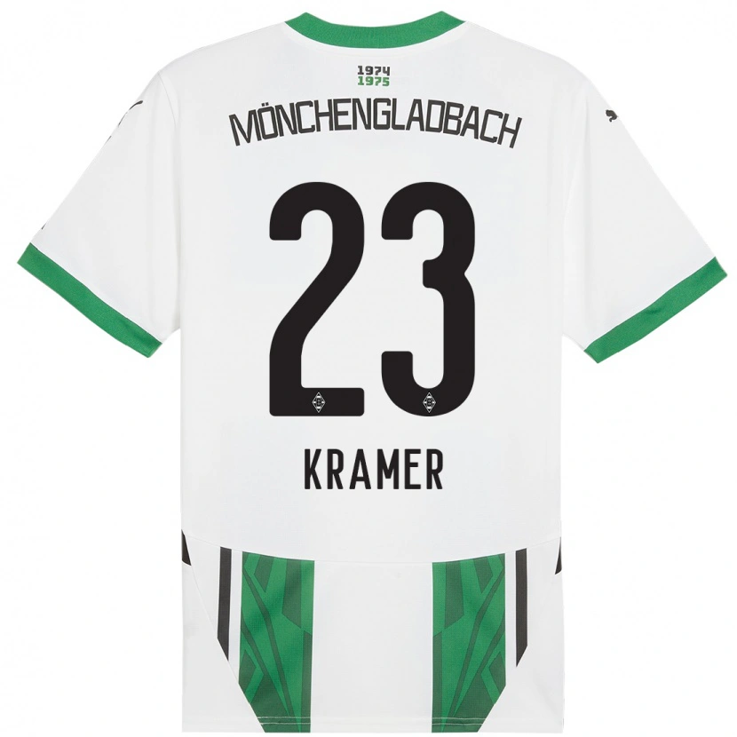 Danxen Heren Christoph Kramer #23 Wit Groen Thuisshirt Thuistenue 2024/25 T-Shirt