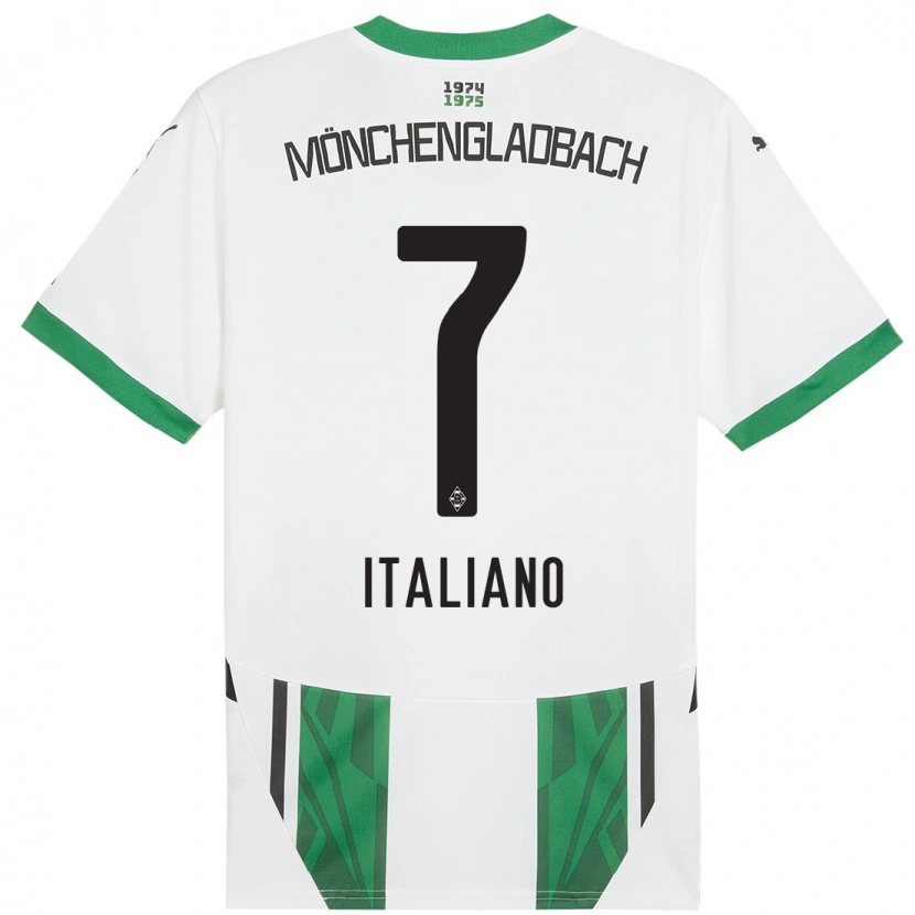 Danxen Heren Jacob Italiano #7 Wit Groen Thuisshirt Thuistenue 2024/25 T-Shirt