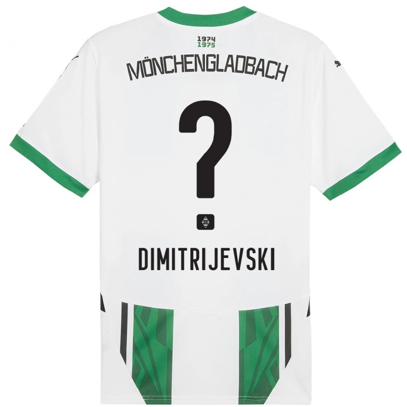 Danxen Heren Maximilian Dimitrijevski #0 Wit Groen Thuisshirt Thuistenue 2024/25 T-Shirt