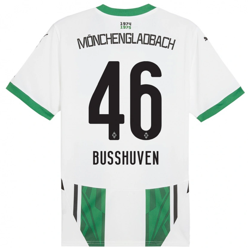 Danxen Heren Alina Busshuven #46 Wit Groen Thuisshirt Thuistenue 2024/25 T-Shirt