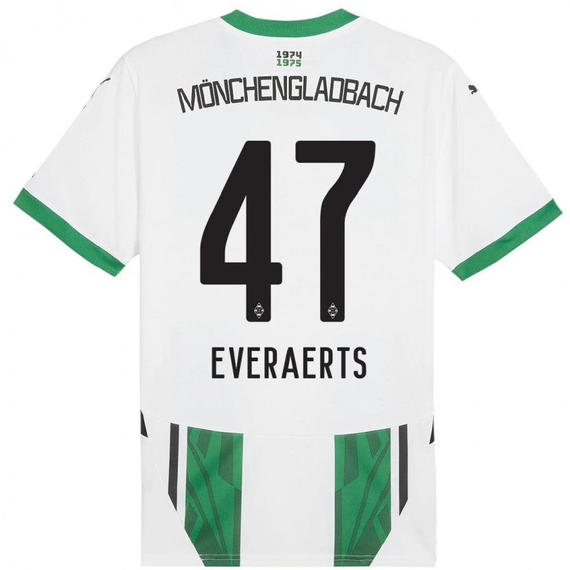 Danxen Heren Kim Everaerts #47 Wit Groen Thuisshirt Thuistenue 2024/25 T-Shirt