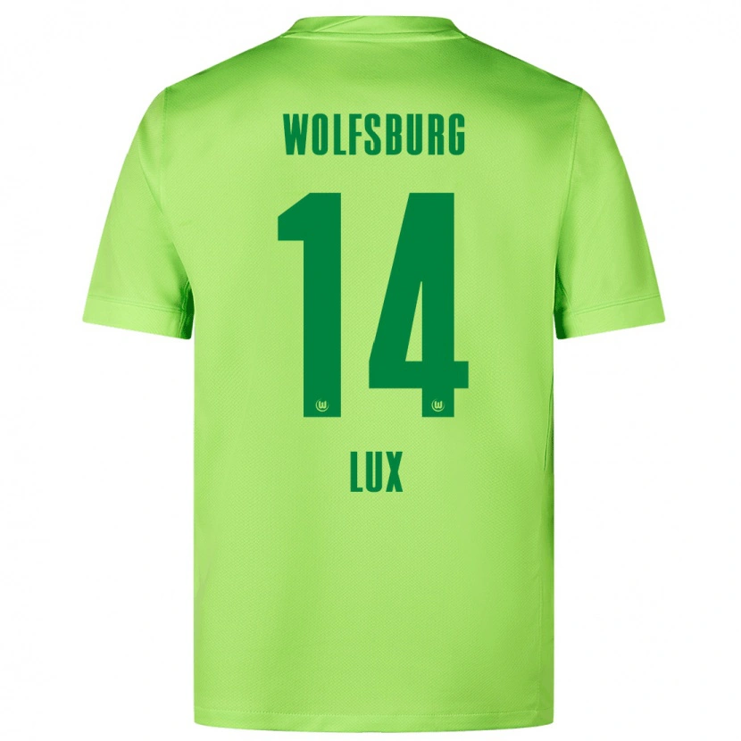 Danxen Heren Finn-Marco Lux #14 Fluorescerend Groen Thuisshirt Thuistenue 2024/25 T-Shirt