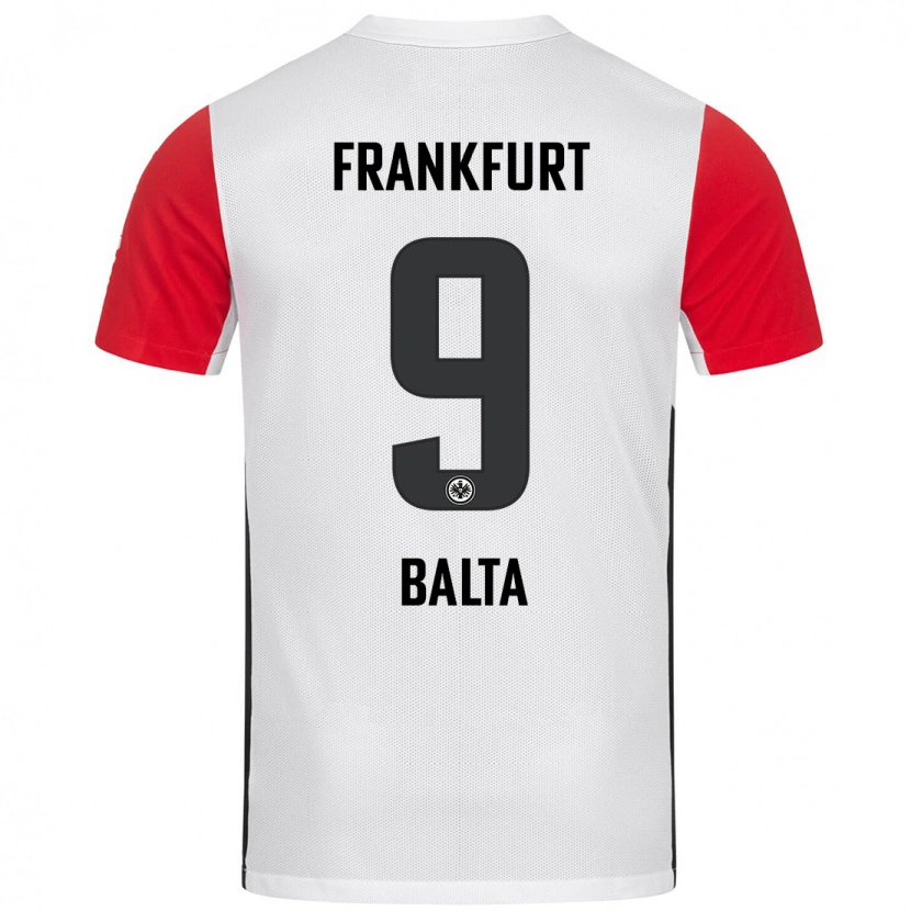 Danxen Heren Sahin Balta #9 Wit Rood Thuisshirt Thuistenue 2024/25 T-Shirt