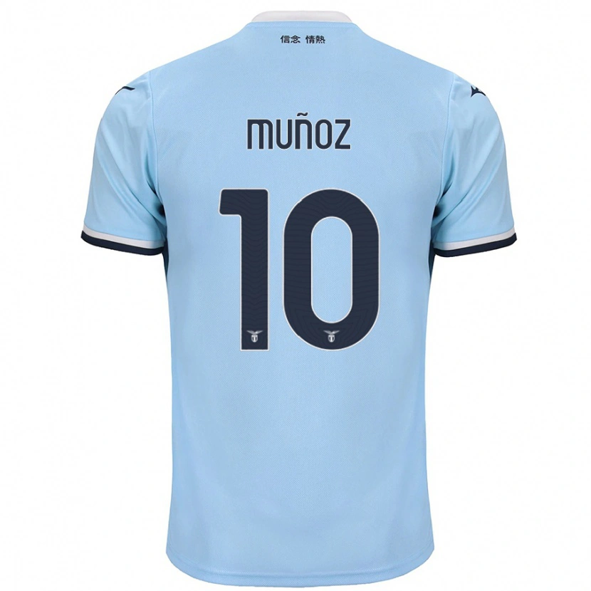 Danxen Heren Cristo Muñoz #10 Blauw Thuisshirt Thuistenue 2024/25 T-Shirt