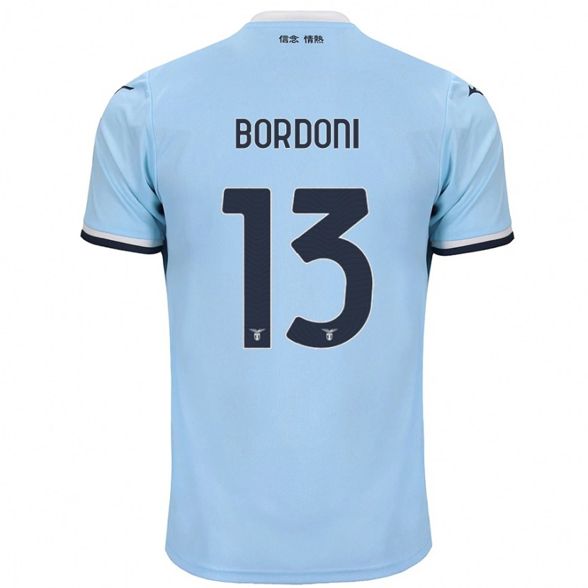 Danxen Heren Tommaso Bordoni #13 Blauw Thuisshirt Thuistenue 2024/25 T-Shirt