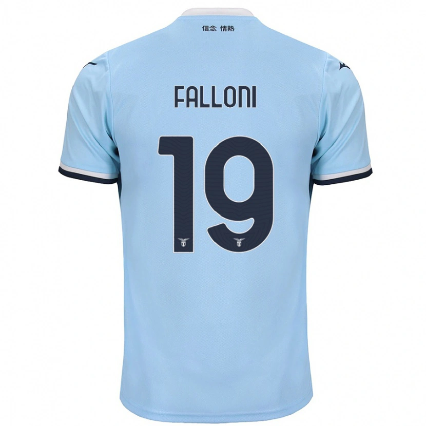 Danxen Heren Ludovica Falloni #19 Blauw Thuisshirt Thuistenue 2024/25 T-Shirt