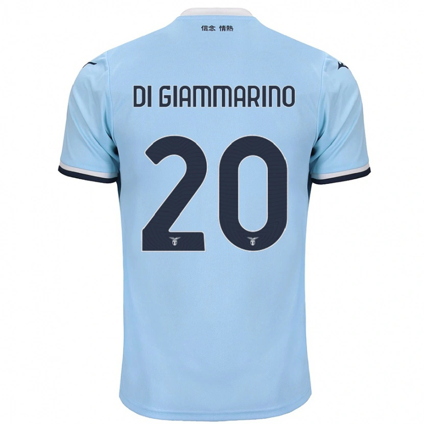 Danxen Heren Virginia Di Giammarino #20 Blauw Thuisshirt Thuistenue 2024/25 T-Shirt