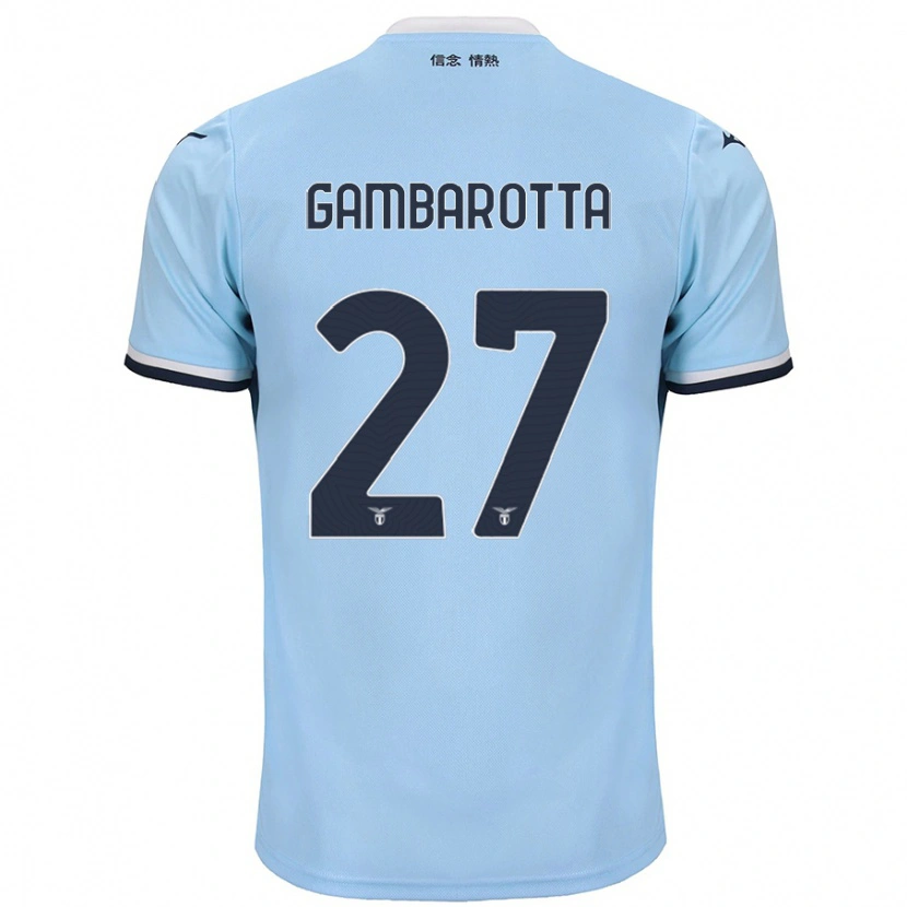 Danxen Heren Margot Gambarotta #27 Blauw Thuisshirt Thuistenue 2024/25 T-Shirt