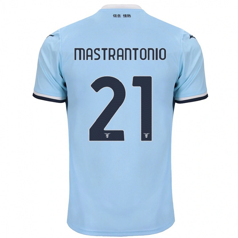 Danxen Heren Ella Mastrantonio #21 Blauw Thuisshirt Thuistenue 2024/25 T-Shirt