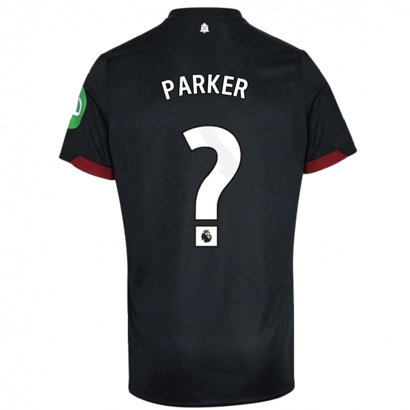 Danxen Heren Xavier Parker #0 Zwart Wit Uitshirt Uittenue 2024/25 T-Shirt