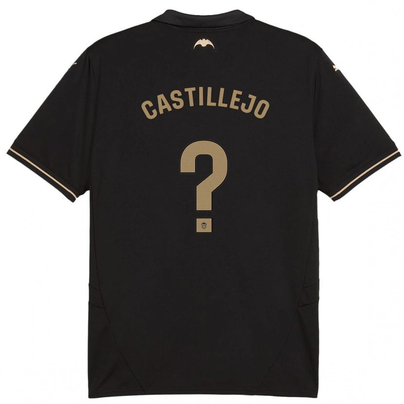 Danxen Heren Samu Castillejo #0 Zwart Uitshirt Uittenue 2024/25 T-Shirt