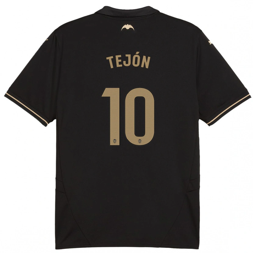 Danxen Heren Martín Tejón #10 Zwart Uitshirt Uittenue 2024/25 T-Shirt