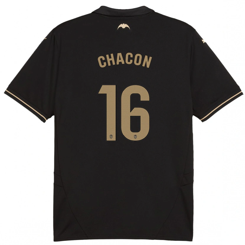 Danxen Heren Ivonne Chacón #16 Zwart Uitshirt Uittenue 2024/25 T-Shirt