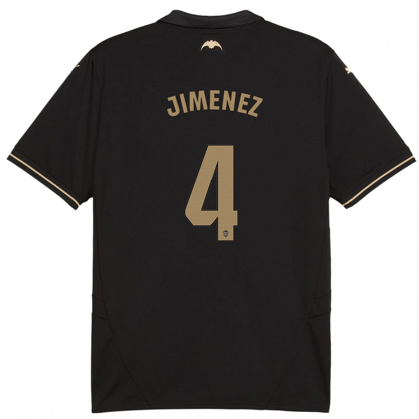 Danxen Heren Maria Jimenez #4 Zwart Uitshirt Uittenue 2024/25 T-Shirt